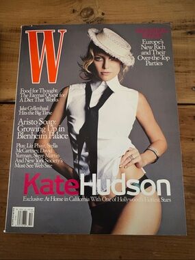 W MAGAZINE October 2005 Kate Hudson
